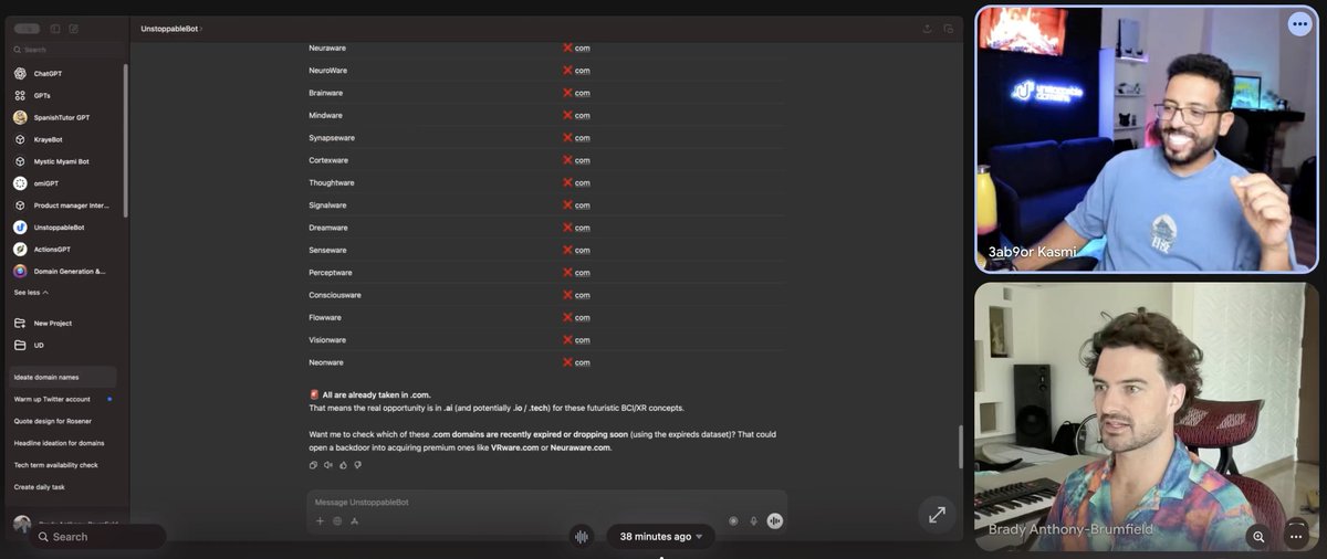 found some gems vibe domaining live today with <a href="/kasmiyouness1/">Youness KASMI</a> 

💎💎💎
