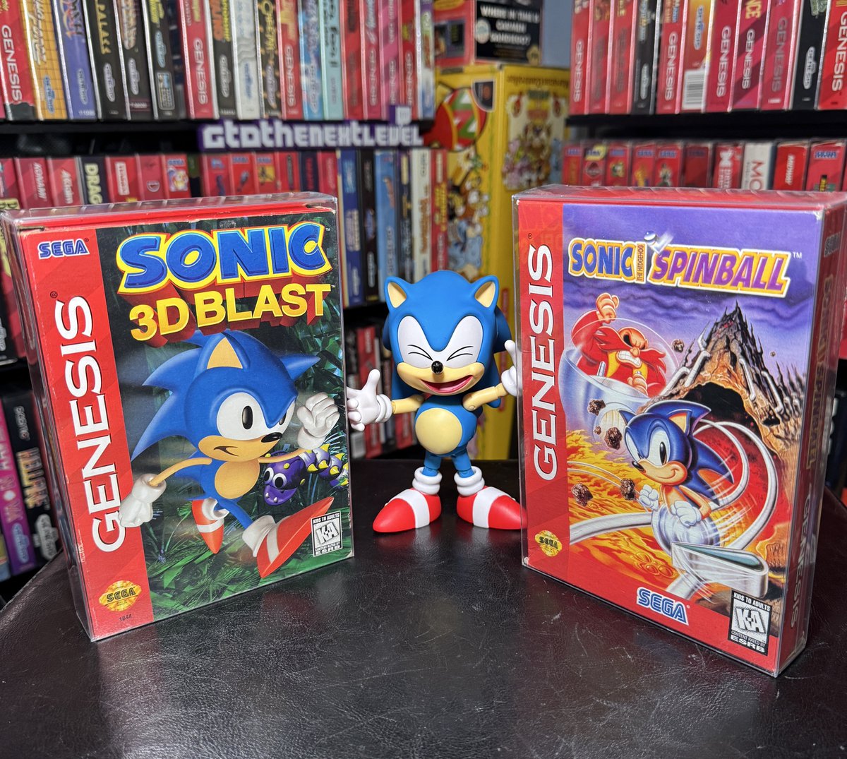 GtoTheNextLevel's tweet photo. Back home from Sonic Expo Atlanta! What better Growing Up Genesis A-Z to get back into gear with than Sonic Spinball &amp; Sonic 3D Blast!!

🟣 https://t.co/syO8hu1Val 🟣 https://t.co/Kw4R6lZSWZ