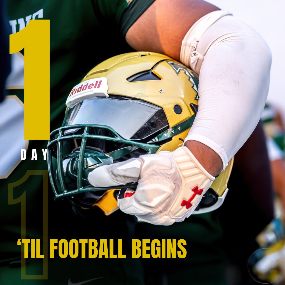 The grind begins tomorrow 🏈☝🏽