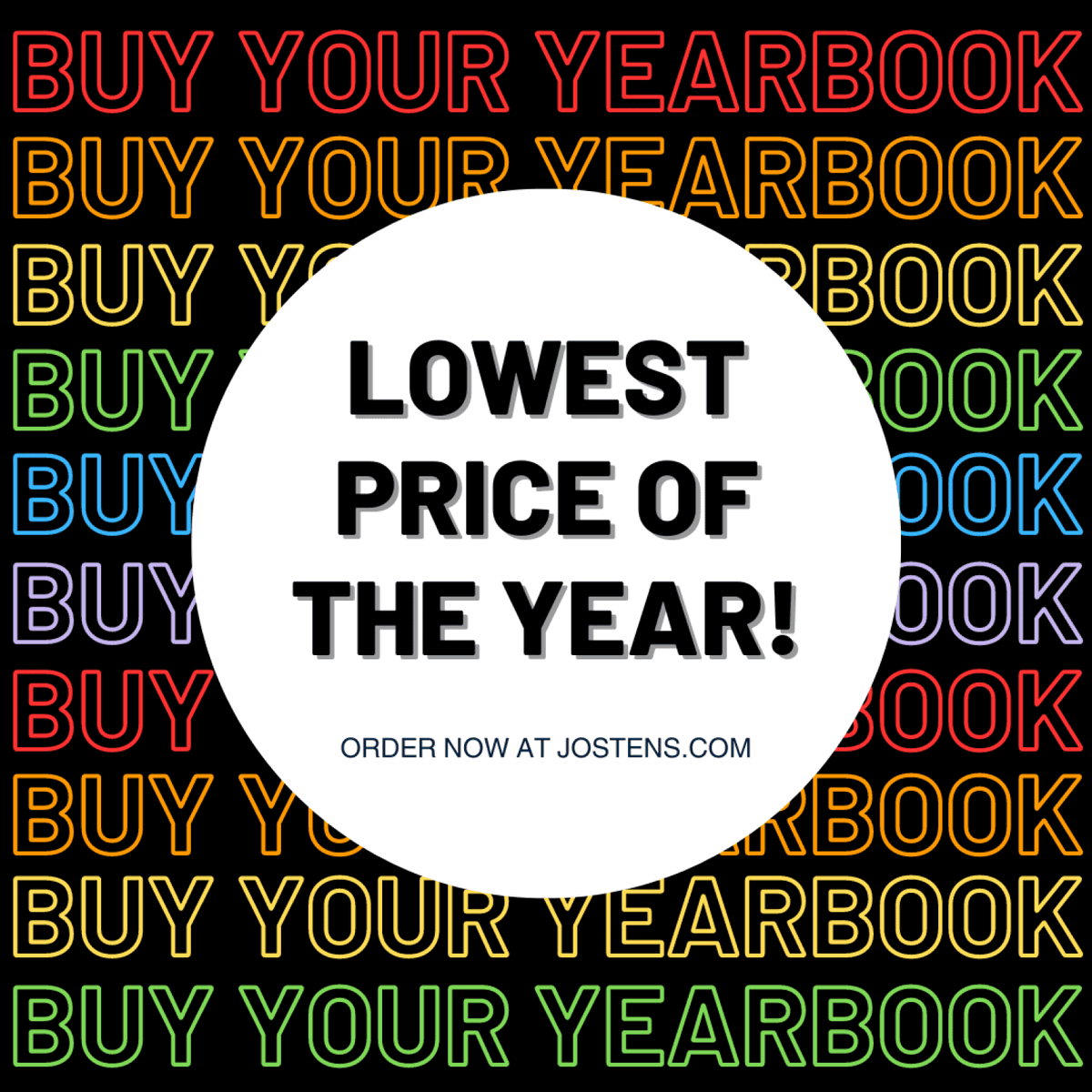 School hasn't started yet but you can beat the rush and order your yearbook today! 📚️ Spectrum yearbooks are on sale NOW. 🥳We cover everyone, 5th grade through seniors in ONE book! Plus the yearbook will never be cheaper. 
Get yours today at jostensyearbooks.com