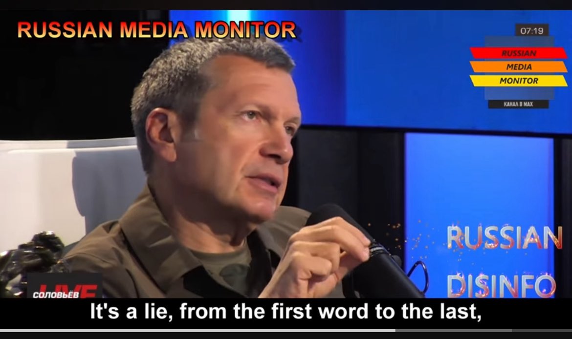 Thehistoriansqu's tweet photo. Solovyov:
How dare Europeans try to manipulate Trump by directing quoting me! https://t.co/GTlJV5TEME