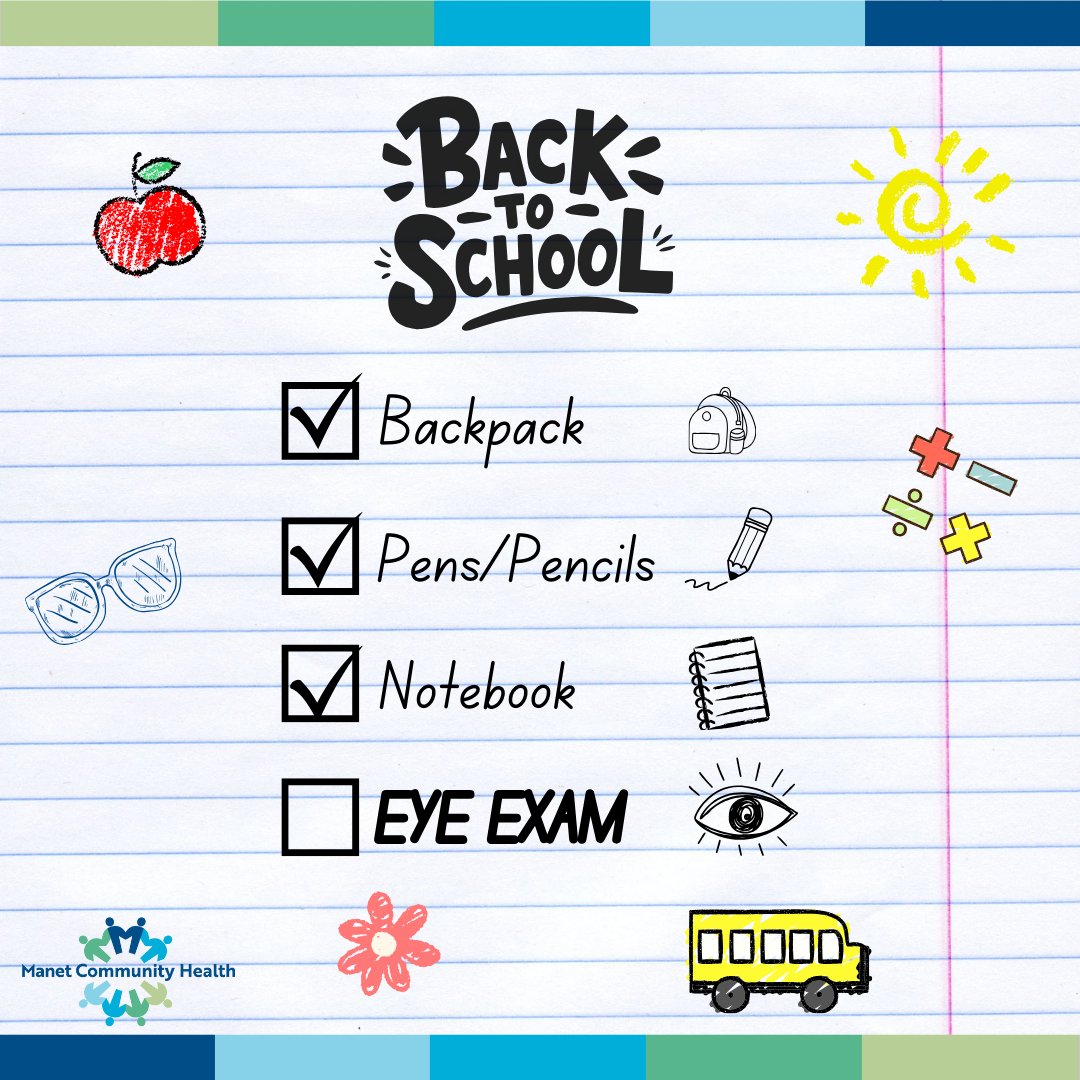 ManetCommunity's tweet image. August is Children’s Eye Health &amp;amp; Safety Month-the perfect time for a back-to-school #EyeExam exam! Manet’s Vision Center offers exams for adults &amp;amp; kids (4+). Call 617-376-3000 or visit manetchc.org/vision-center to learn more. #backtoschool