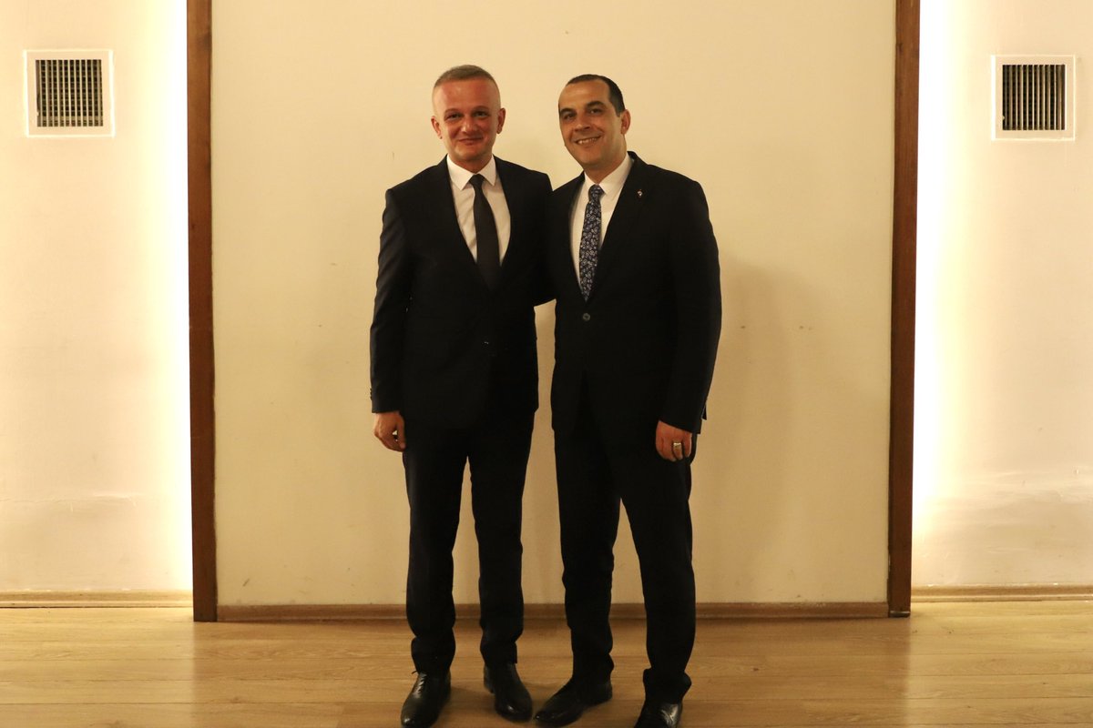 Valimiz Sn. @firatasolar, Orta Kaymakamı Sn. Erkan Minuz için düzenlenen veda yemeğine katıldı.