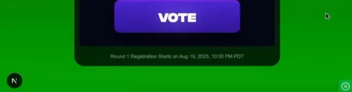 Round 1 Registration Starts on Aug 19, 2025, 10:00 PM PDT👀👀 Pond0x.com