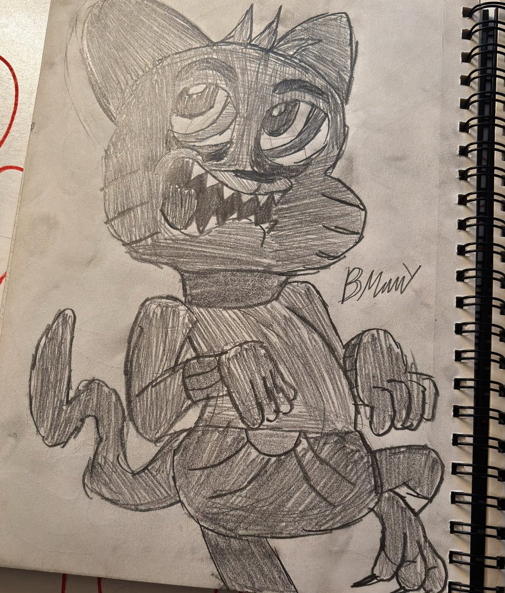 Here is some of my sketchbook art from yesterday