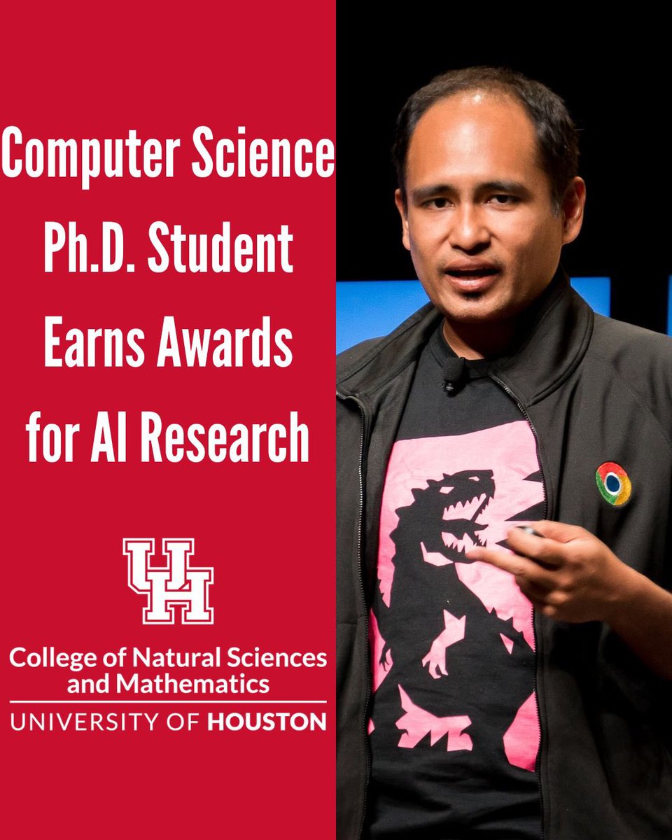 Congratulations to Rabimba Karanjai, who was recently named to the Google Cloud Research Innovators Program and received his third consecutive Academic Research Award from the Sui Foundation! 
READ MORE: uh.edu/nsm/news-event…