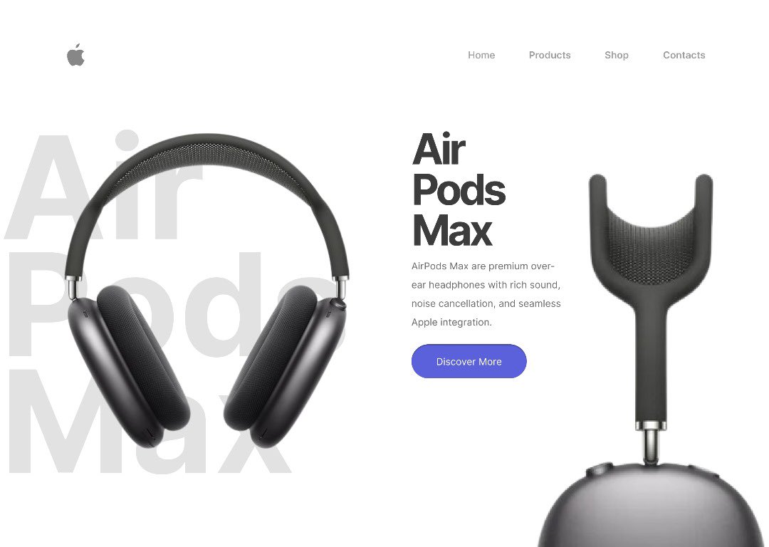 derrixck1's tweet photo. Day 15/30-Every pixel here follows design principles — hierarchy, balance, and accessibility 
My take on the AirPods Max landing page 
Minimalist but functional. Sleek but readable.
Drop your honest hot takes 
#DesignTwitter #UIDesign #Creative https://t.co/SGfAwDNSvO