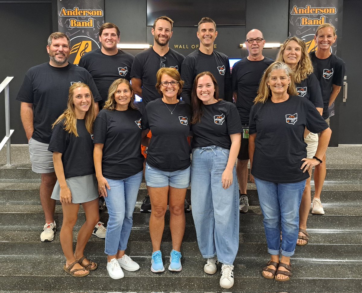 The <a href="/AndersonRaptors/">Anderson High School</a> Math Department is ready to get the year started!