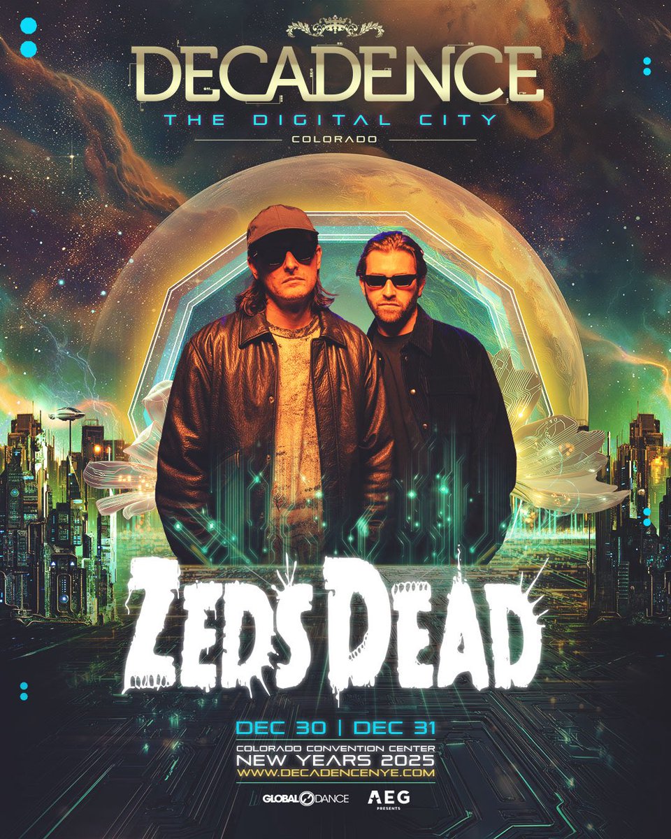 Yeah, y’all, that’s right! <a href="/zedsdead/">Zeds Dead</a> returns to the Digital City 💤