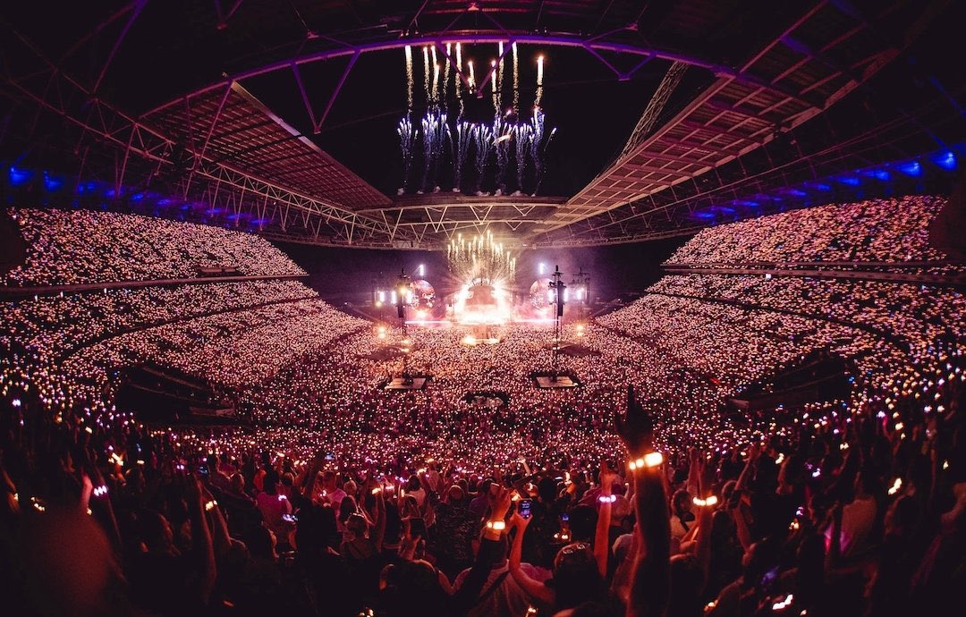 coldplayxtra's tweet photo. Next up: 10 nights at Wembley Stadium 🏟️🪐✨

#ColdplayWembley https://t.co/qJoP2Apbza