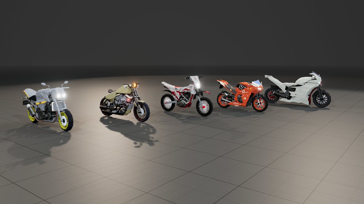 ArtStudios3d's tweet photo. New Pack is OUT
Low Poly Motocycle Pack
on unity - https://t.co/e2AQPmwxlf
#IndieGameDev #indiegames #UE4 #3dart #3dmodeling #indiedev #3Dmax #gamedesign #SubstanceDesigner #SubstancePainter
@Substance3D
#indiedev #UE4Study #indiedev #indiedeveloper https://t.co/i0KVIvrFze