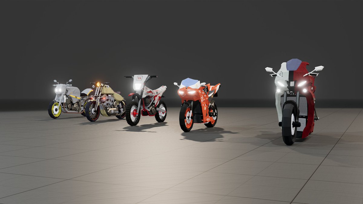 ArtStudios3d's tweet photo. New Pack is OUT
Low Poly Motocycle Pack
on unity - https://t.co/e2AQPmwxlf
#IndieGameDev #indiegames #UE4 #3dart #3dmodeling #indiedev #3Dmax #gamedesign #SubstanceDesigner #SubstancePainter
@Substance3D
#indiedev #UE4Study #indiedev #indiedeveloper https://t.co/i0KVIvrFze