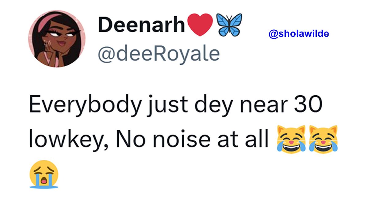 SholaWilde's tweet image. #growingold