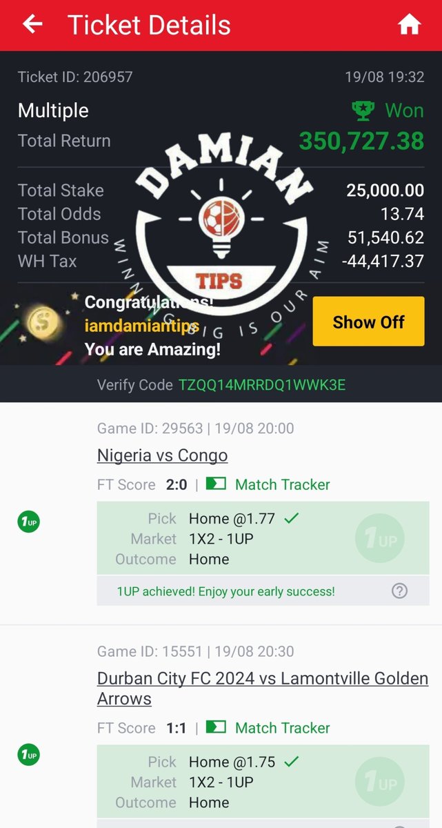 DamianTips tweet media