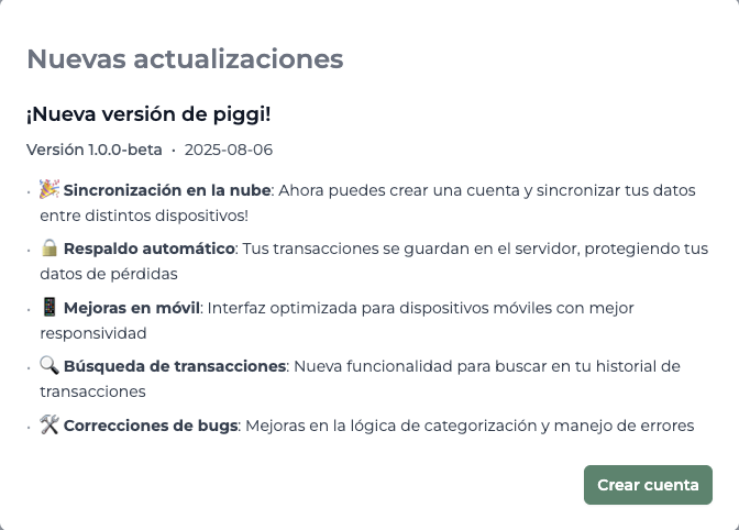 Hace tiempo que te quieres poner las pilas organizando tus finanzas? 
Esta semana <a href="/piggi_app/">piggi</a> sacó una nueva versión, y sigue siendo gratis