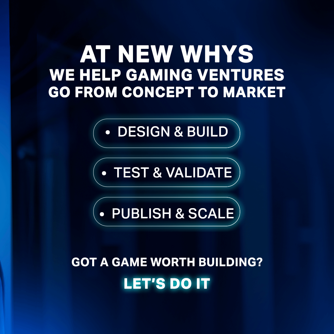 NewWhys's tweet photo. The gaming world moves fast — and so do we.

At New Whys, we work with founders to design, test, and scale gaming ventures built for global players.

Have a game worth building?

Let’s take it to the next level → https://t.co/KqpN3Nt5p7

#GamingVentures #NewWhys #SaudiArabia https://t.co/naHofdf8Oj