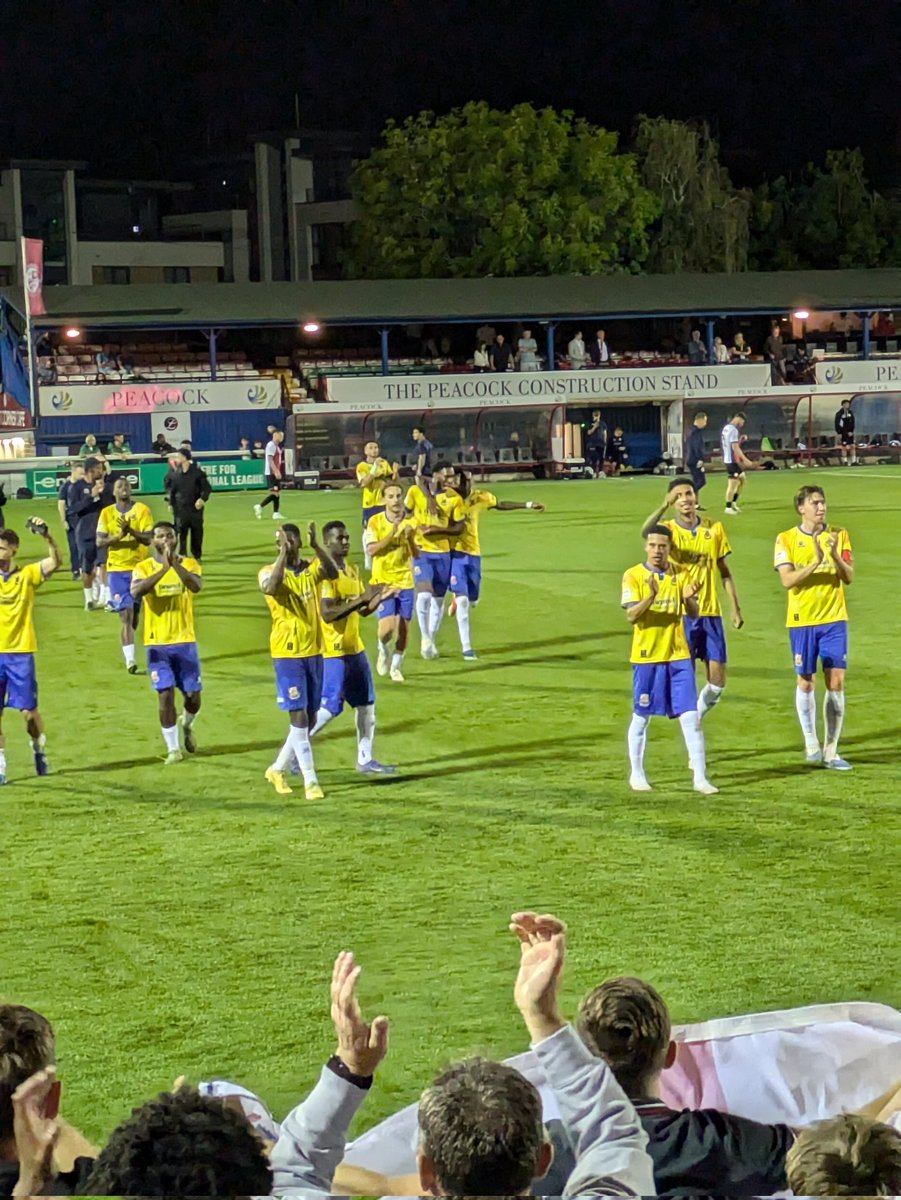Great win <a href="/WealdstoneFC/">Wealdstone FC</a> . Up The Stones !! #topoftheleague