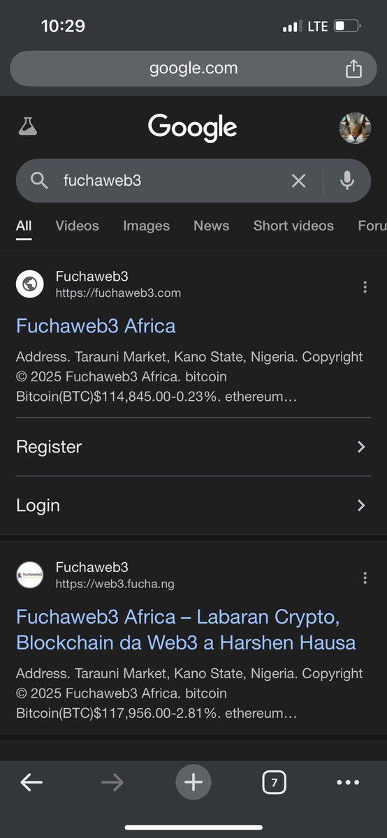 fuchaweb3's tweet photo. ANOTHER BIG ACHIEVEMENT FOR FUCHA BLOG

Visit: https://t.co/BkJcyky53R 

I just search different keywords on google about Fuchaweb3, Labaran crypto and Labaran crypto a Hausa, in all search Fucha blog @Fuchaweb3_Com show in either first, second or third result. 

This is something big for us, only one week. 

We can do more keep visiting and sharing Fucha blog
