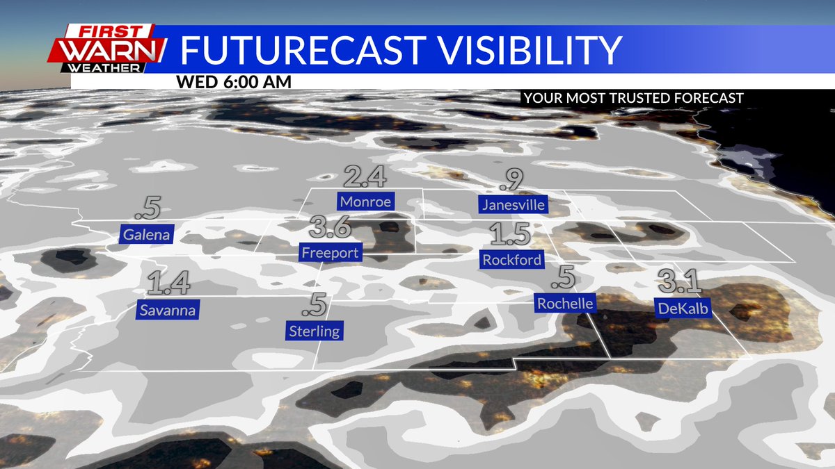 First Warn Weather (@firstwarnwx) on Twitter photo Areas of fog will be possible late Tuesday night/early Wednesday, along with the chance for a few passing light showers/sprinkles. Remain alert for changing visibility tomorrow (Wednesday) morning. <a href="/MyStateline/">Eyewitness News WTVO/WQRF</a> Areas of fog will be possible late Tuesday night/early Wednesday, along with the chance for a few passing light showers/sprinkles. Remain alert for changing visibility tomorrow (Wednesday) morning. <a href="/MyStateline/">Eyewitness News WTVO/WQRF</a>