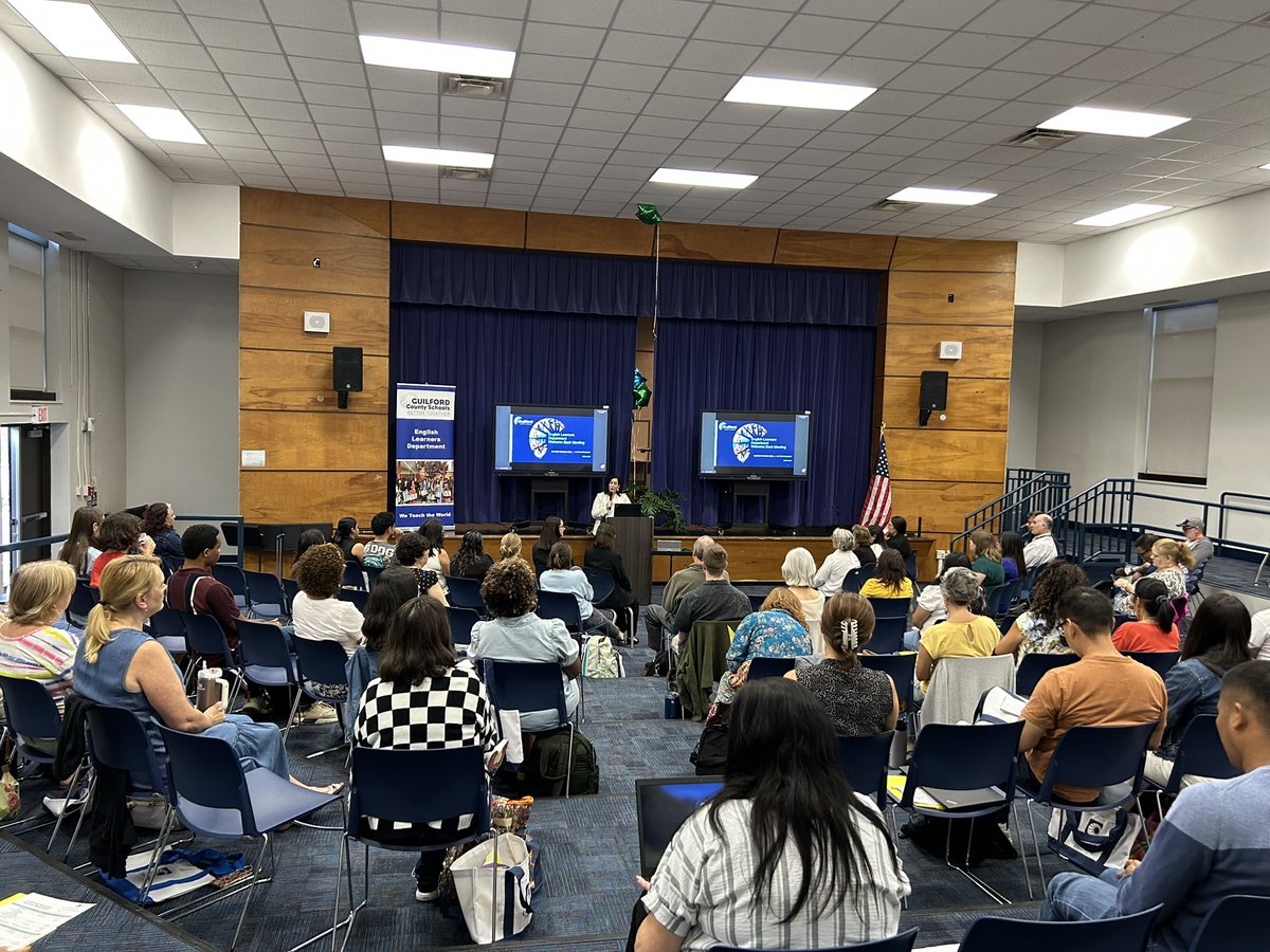 ellgcs's tweet image. Great day at our first Welcome Back meeting session for @GCSchoolsNC EL elementary and middle school teachers.We kicked off the year by sharing #3Ls strategies &amp;amp; grateful to @GreatCitySchls to share key concepts to understand and support our English learners . #BetterTogetherGCS