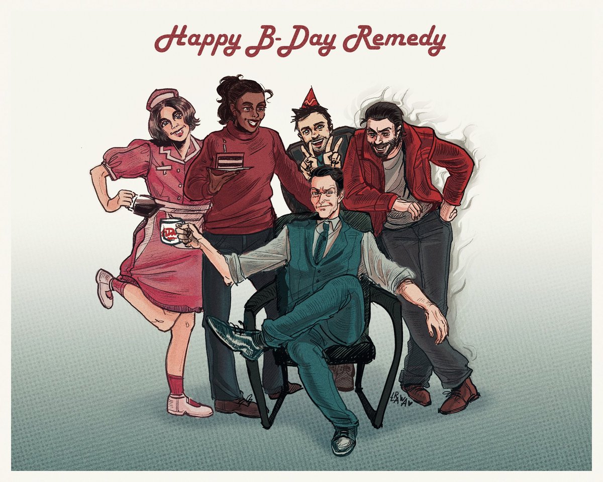 Although belatedly, but from the bottom of my heart I congratulate you on the anniversary <a href="/remedygames/">Remedy Entertainment 🎂 #RMD30</a>!!!!!! Thank you for the amazing games! 
#RMD30