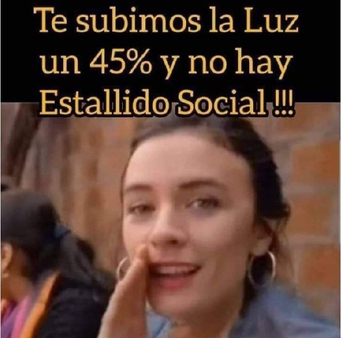 Camila Vallejo encarna la garantía de "gobernabilidad" que el PC ofrece al poder económico:
ahora las cuentas de la luz subirán un 71%... y en este latifundio no pasa ná !!!