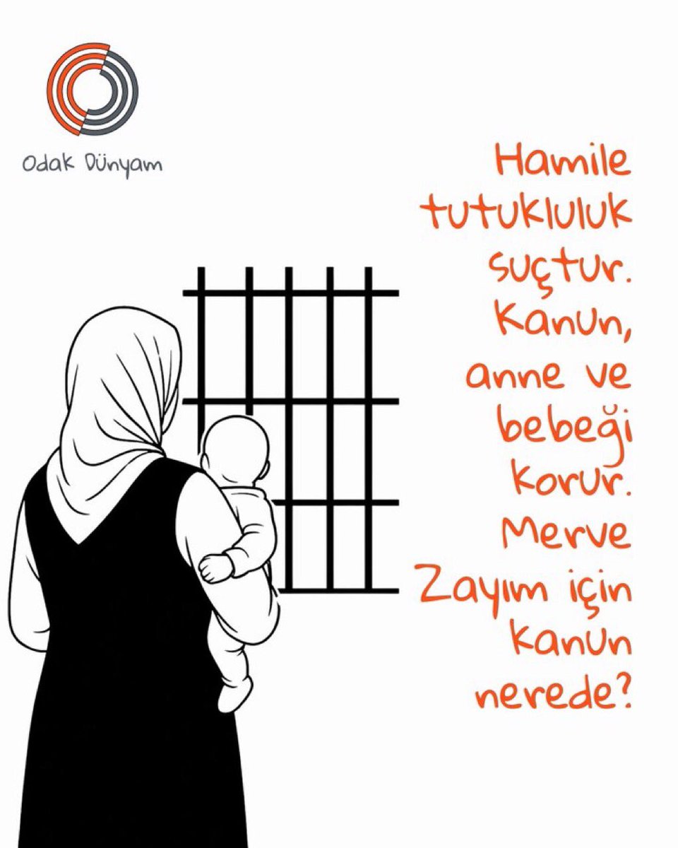 atsy3566's tweet photo. Dünyaya gözlerini yeni açmış masum bir bebeğin cezaevine yollanmasına seyirci kalmayın.
Öğretmen Merve Zayım ve bebeği için mevcut kanunların işletilmesi yeterli. 

Lohusa bir anne ve bebeği için adalet istiyoruz.

@nurhayataltaca 

1GünlükBebek HapseGirmesin https://t.co/vFxEKYY9YF