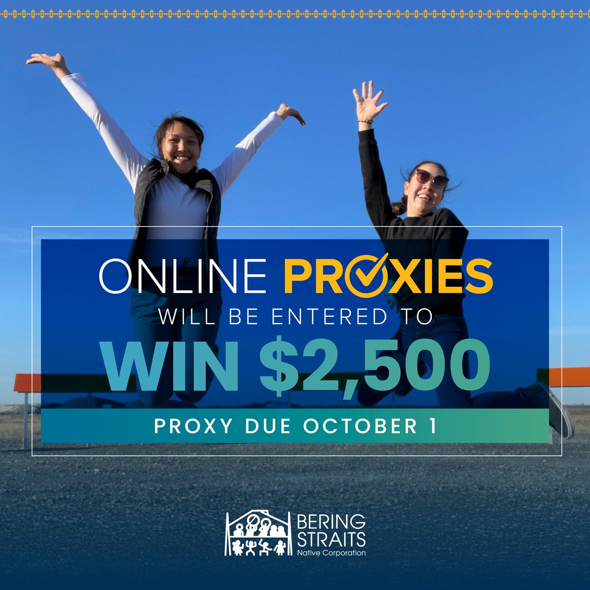 BSNC shareholders: Vote your proxy! All proxies submitted online will be entered to win one of five $2,500 prizes, plus more! Fast, easy, and just a few clicks away, submit your proxy today!

To vote online, visit bsncvote.com!