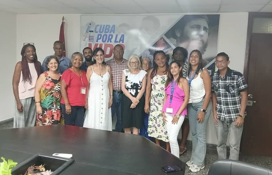 Ministerio de Salud Pública de Cuba (@minsapcuba) on Twitter photo 🎉En saludo al 65° aniversario de la <a href="/FMC_Cuba/">FMC de Cuba</a> y en la jornada por el Día del Trabajador Estadístico en Salud📊, se realizó un conversatorio con las destacadas profesoras María Vidal y Bertha Fernández, #MujeresEnRevolución que han formado generaciones de profesionales del sector 🎉En saludo al 65° aniversario de la <a href="/FMC_Cuba/">FMC de Cuba</a> y en la jornada por el Día del Trabajador Estadístico en Salud📊, se realizó un conversatorio con las destacadas profesoras María Vidal y Bertha Fernández, #MujeresEnRevolución que han formado generaciones de profesionales del sector