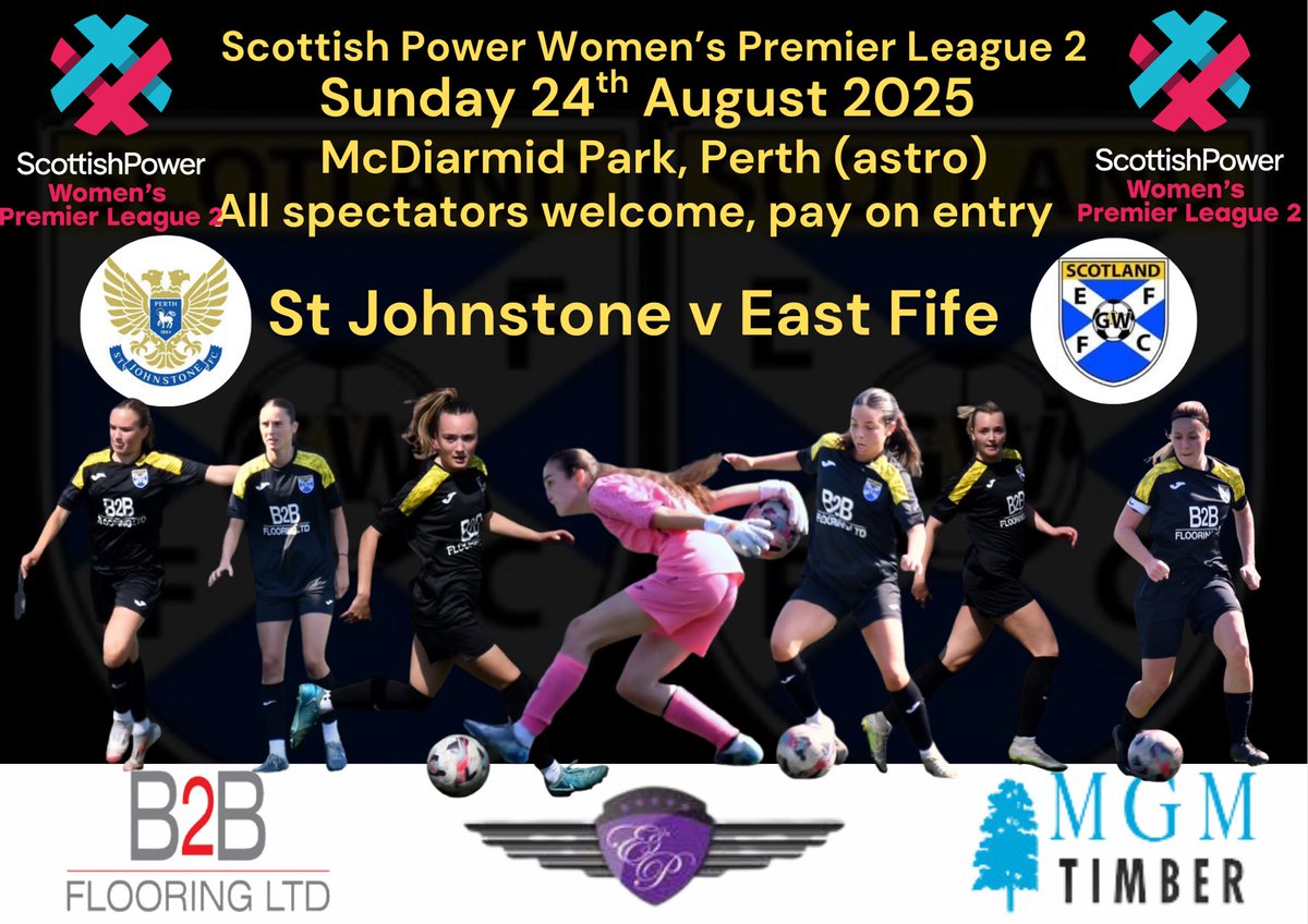 We travel to Perth on Sunday to face St Johnstone. 16:00 KO. All support welcome 🖤💛