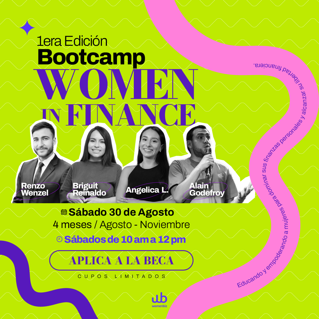 🔥 ¡Lanzamos la 1era edición del Bootcamp Women in Finance!

Un espacio creado por y para mujeres que quieren tomar el control de sus finanzas personales, aprender a invertir, entender el sistema financiero y dar pasos hacia su libertad financiera.

🧵 Abro hilo.