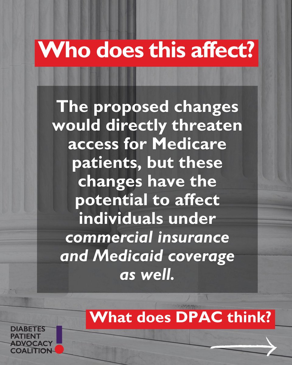 There is no indication this program would save beneficiaries money as proposed.

📢 TAKE ACTION NOW!
DPAC has composed a pre-written letter for your convenience, with an optional section to add more comments. 👉 …tespatientadvocacycoalition.quorum.us/campaign/13705…