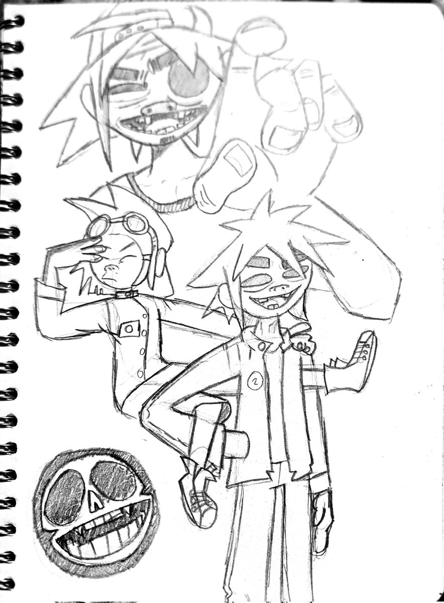 Una wea de gorillaz q hice pq si