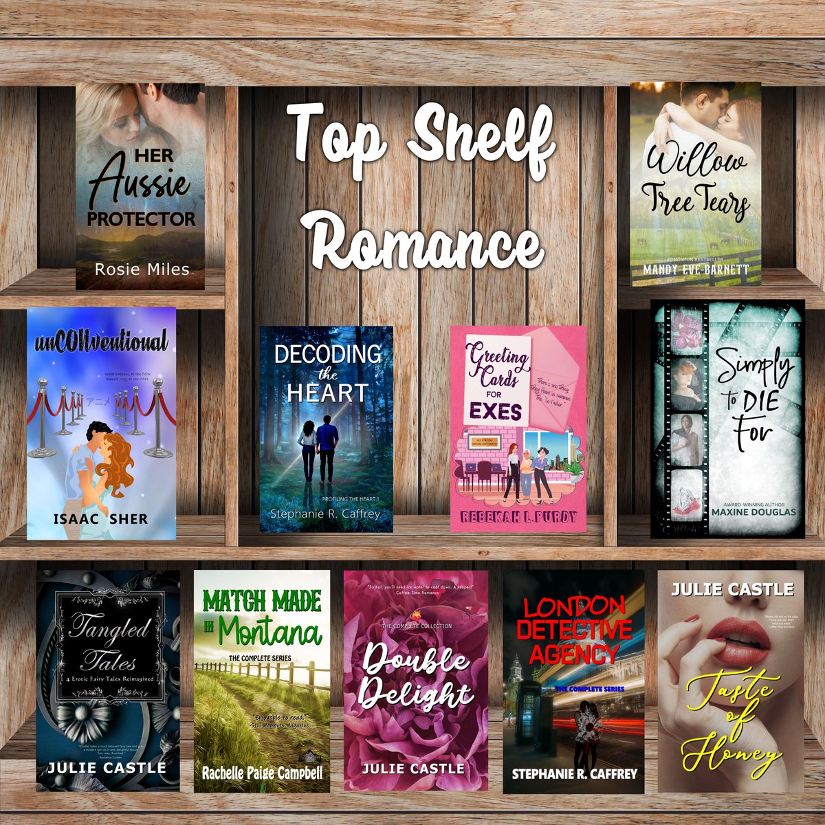 RowanProse's tweet photo. TOP SHELF ROMANCE! Nothing but HEAs here!
😍📚🩷
https://t.co/WKxd9eW2GE

#romancebooks #RomanceReads #romancenovels #RomanticSuspense #WomensFiction #BooksWorthReading #booktwt #books https://t.co/RvK3Kojtul