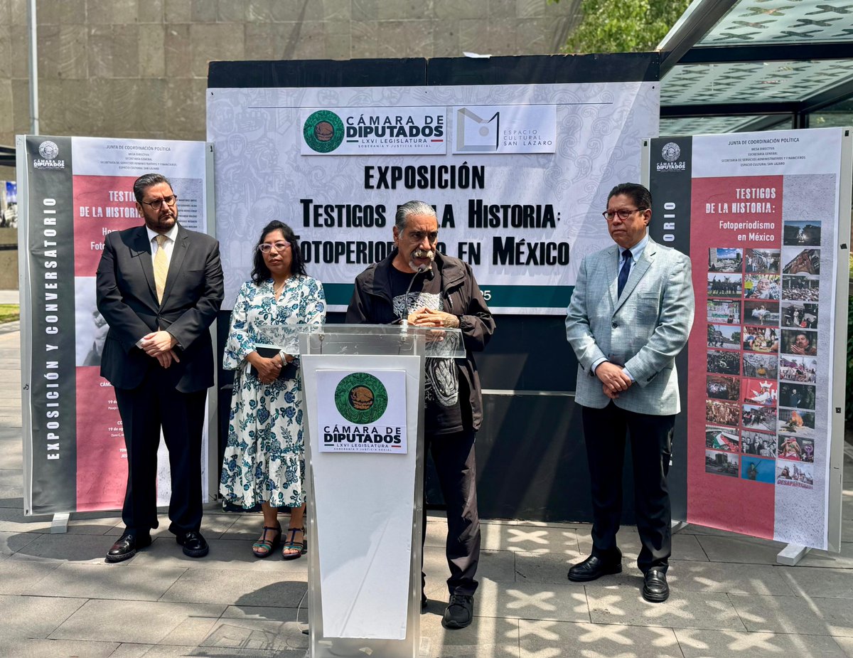 Hoy participé en la inauguración de la exposición “Testigos de la Historia: Fotoperiodismo en México”, en representación del Dr. Ricardo Monreal, presidente de la Jucopo.

Un homenaje al fotoperiodismo como memoria viva de nuestro país. 📸🇲🇽
#CamaraDeDiputados #Morena #Tamaulipas