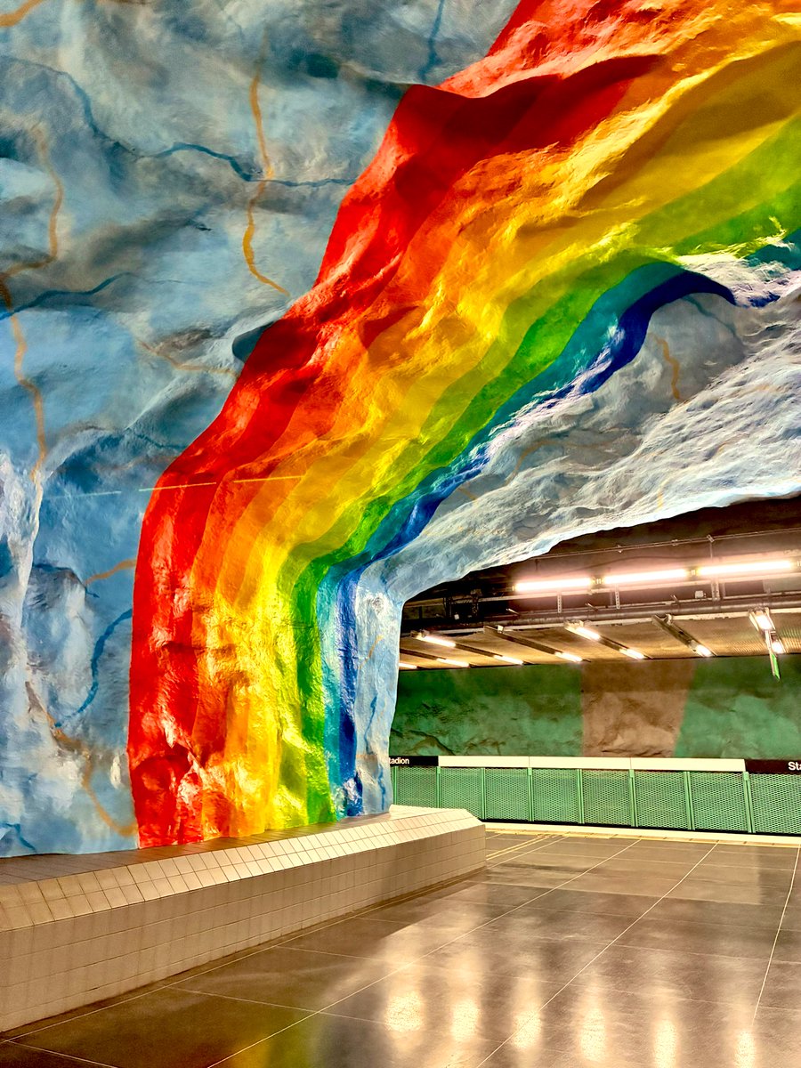 Estacions de metro que molen. 
Stockholms tunnelbana.