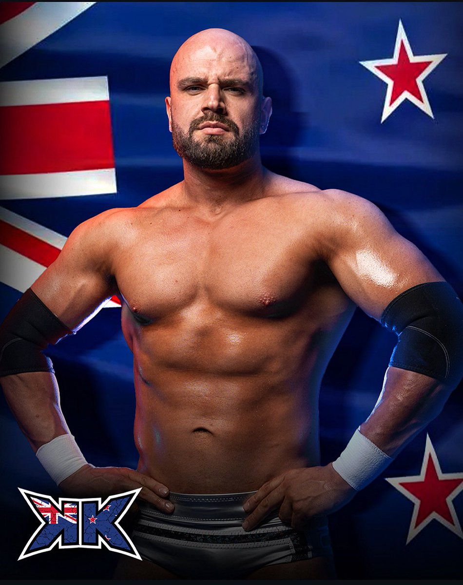 MRichardsNZ's tweet photo. From Aotearoa, to the world 🌍 
Ready to conquer

#prowrestling #kiwiking https://t.co/5KoAq8Qg0p