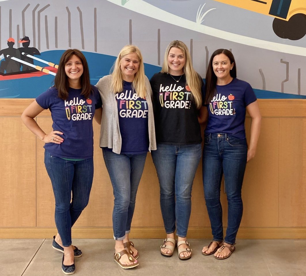 🌟Meet our 1st Grade Team! From left to right… Mrs. Williams, Mrs. DeStefano, Mrs. Mitchell, and Mrs. Amole
