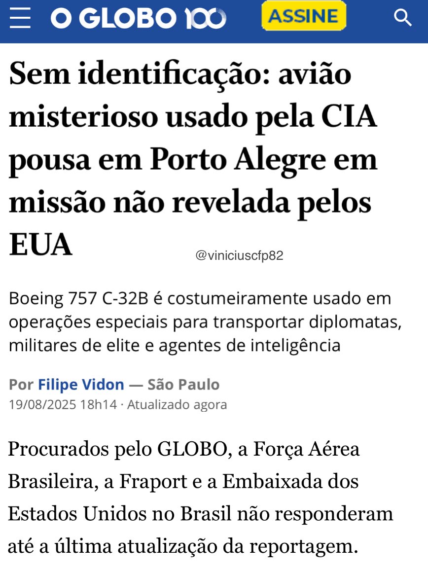 Estranhíssimo hein? Bem estranho...