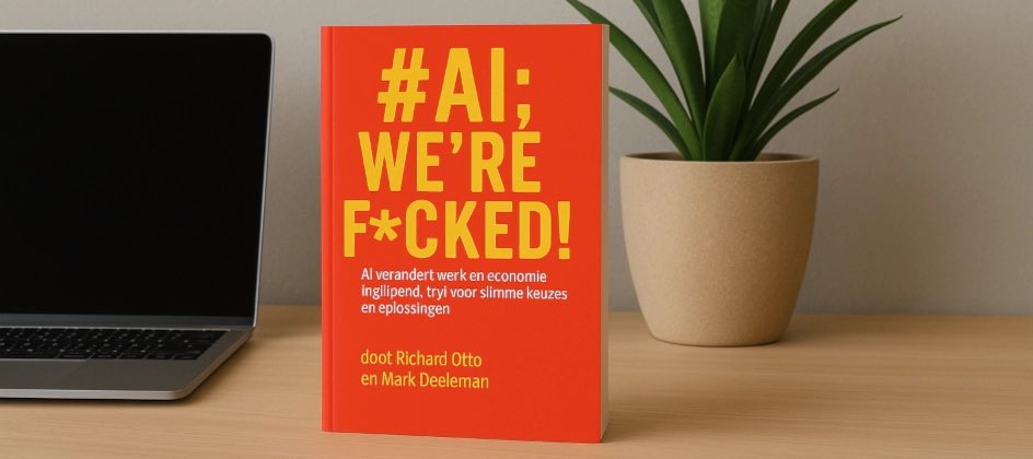 Boerecensie: '#AI We're F*cked!'
Bijna niemand denkt dat zijn of haar eigen baan zal verdwijnen door AI. Schitterend!
lnkd.in/eRSUGBba