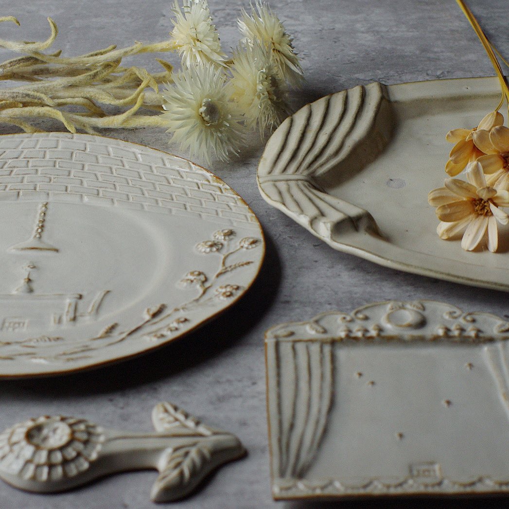 新品】キエリ舎 きつねとドングリのスープ皿 3枚セット 【公式通販】