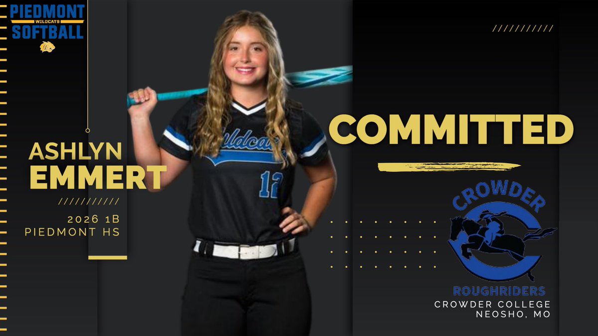 CONGRATS to <a href="/AshlynEmmert26/">Ashlyn Emmert</a> 
#FAR #CCU
<a href="/CrowderCollege/">Crowder College</a> <a href="/CCRoughridersSB/">Crowder College Softball</a>