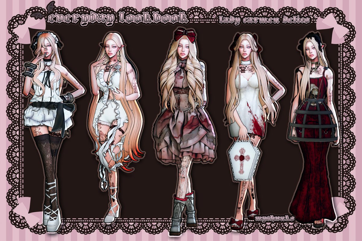 everyday lookbook ; the vampire carmen 🦇