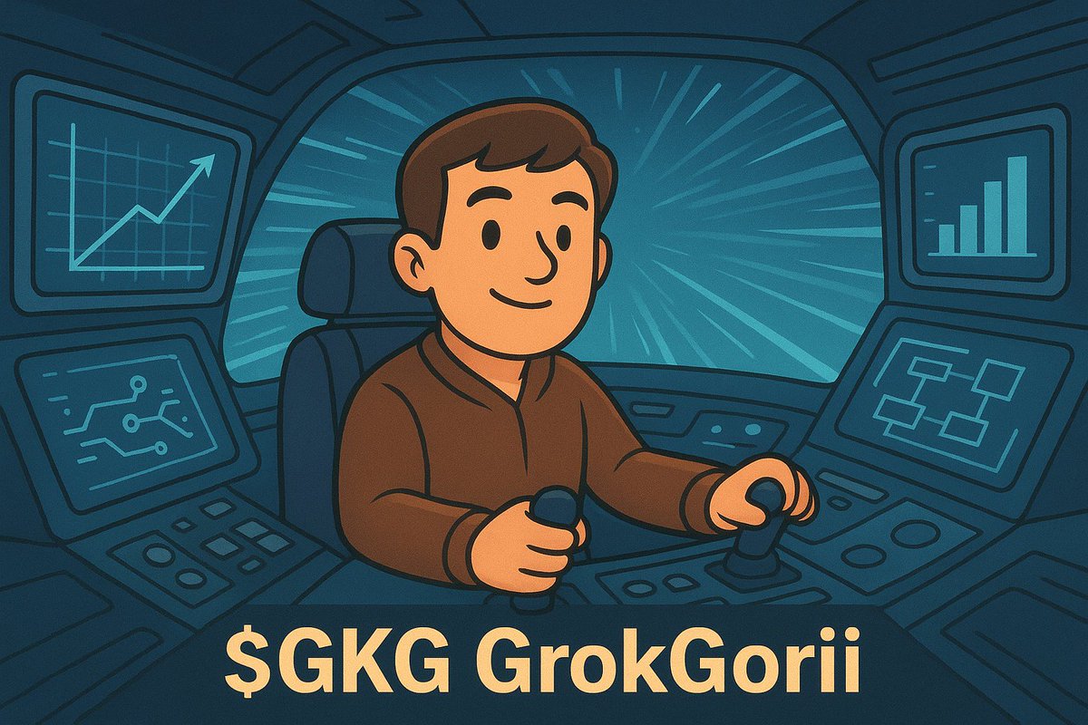 JustGoriiAi's tweet photo. The GrokGorii journey is accelerating! We're busy finalizing key developments and planning our next big moves. The best place to follow the ride is now our Discord. See you there! 🚀
#GrokGorii #AIEveryday #FutureIsNow #LifeSimplified #GKGToken #SmartLiving #Solana #Memecoin #Money #Crypto