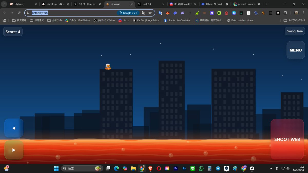 Hohoo4989's tweet photo. @OpenledgerHQ #OctoSnapboard
@OpenledgerHQ has
released a game.
No wallet connection required! Let's all give it a try.
https://t.co/ze6RPHeKL0 https://t.co/HckrSJJqSU