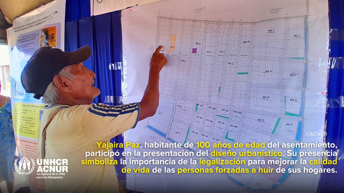 AcnurColombia's tweet photo. 📍Uribia

Junto a la @uribia_guajira , @CorpOpcionLegal  y @Minvivienda , presentamos los diseños urbanísticos con enfoque étnico Wayuu del asentamiento informal El Aeropuerto, avanzando en su legalización. 

Un paso clave para el acceso a derechos de la población forzada a huir. https://t.co/PqH5COL1e8