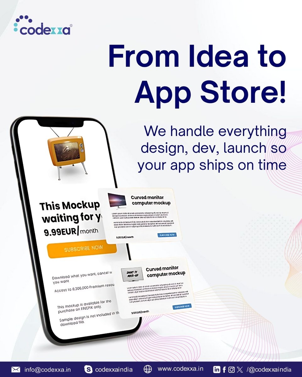 CodexxaIndia's tweet photo. We turn your app idea into reality—handling design, development, and launch, all the way to the App Store.

#AppDevelopment #MobileAppDesign #AppLaunch #TechStartups #AppIdeas #iOSDevelopment #AndroidApps #StartupJourney #DigitalInnovation #AppStoreSuccess #Codexxa https://t.co/TlM795sa86