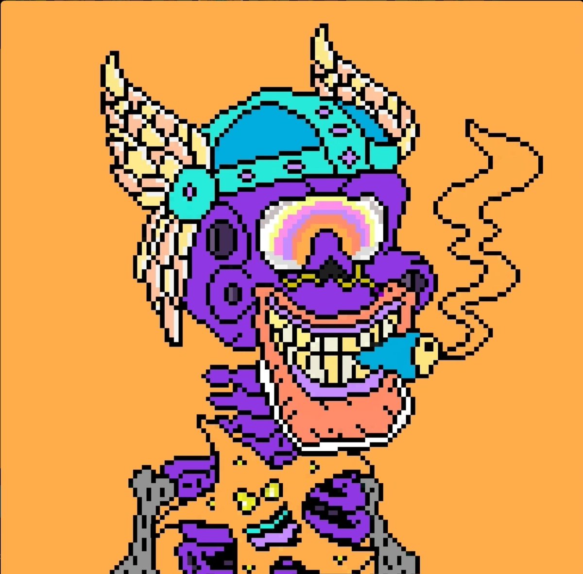 SamTheHumble310's tweet photo. @ToxicSkullsClub taking over everything, making epic moves on @ApeChainHUB. https://t.co/NPR6FVpLB6