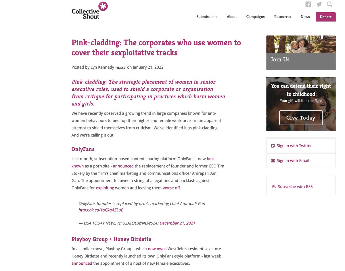 Sex Industry Research on X: SexIndustryArticles Pink-cladding: the  corporates who use women to cover their sexploitative tracks  t.cob7r1h20U27 We have recently observed a growing trend in large  companies known for anti-women behaviours
