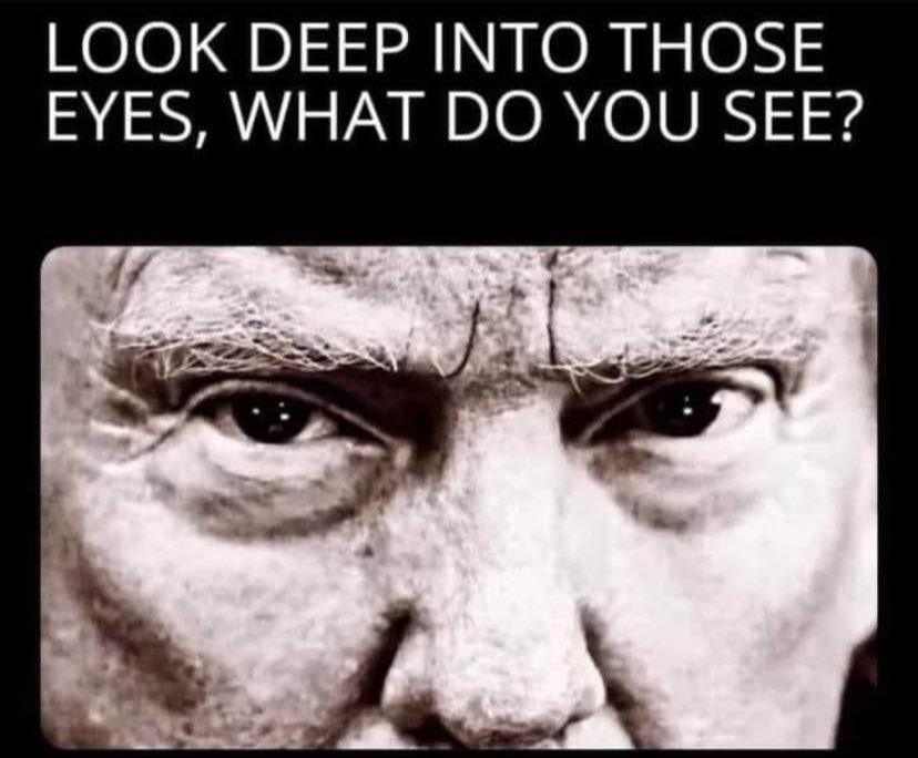 nolietees's tweet photo. @catturd2 Could play Satan in a movie perfectly - just as he is.
#PedoPresidentTrump #EvilAsHell #Trump https://t.co/tbwBYqovI5